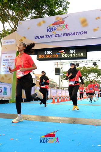 Race photo from CISANGKAN KBP CITY RUN 2025