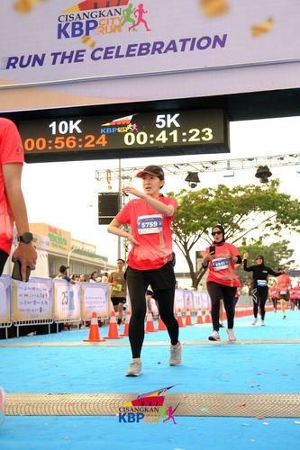 Race photo from CISANGKAN KBP CITY RUN 2025