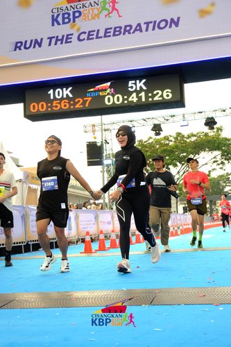 Race photo from CISANGKAN KBP CITY RUN 2025