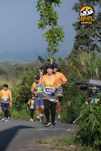 Race photo from Kelud Vertical Challenge 2024