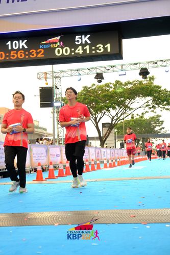 Race photo from CISANGKAN KBP CITY RUN 2025