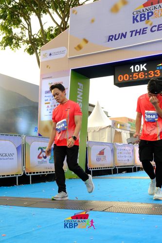 Race photo from CISANGKAN KBP CITY RUN 2025