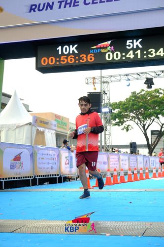 Race photo from CISANGKAN KBP CITY RUN 2025
