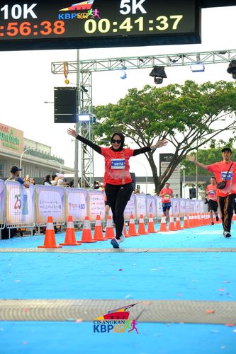 Race photo from CISANGKAN KBP CITY RUN 2025
