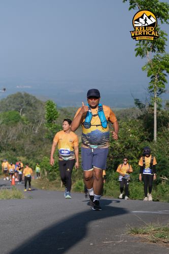 Race photo from Kelud Vertical Challenge 2024