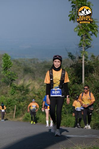 Race photo from Kelud Vertical Challenge 2024