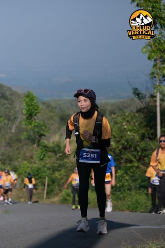 Race photo from Kelud Vertical Challenge 2024