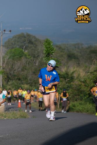 Race photo from Kelud Vertical Challenge 2024