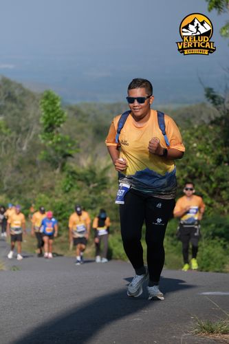Race photo from Kelud Vertical Challenge 2024