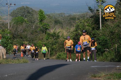 Race photo from Kelud Vertical Challenge 2024