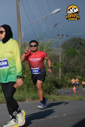 Race photo from Kelud Vertical Challenge 2024