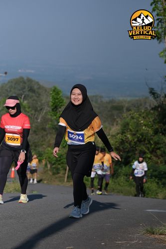 Race photo from Kelud Vertical Challenge 2024