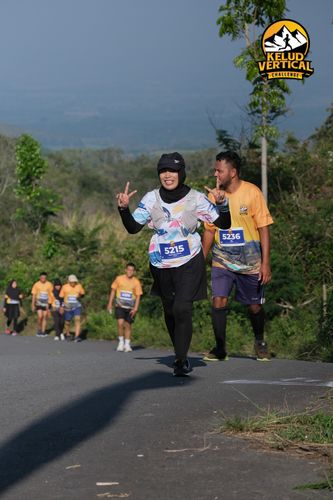 Race photo from Kelud Vertical Challenge 2024