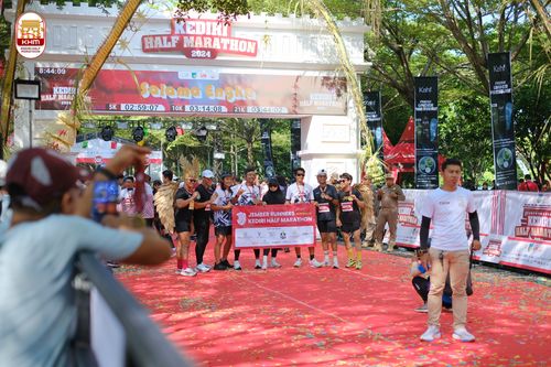 Race photo from Kediri Half Marathon 2024