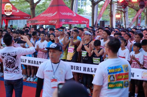 Race photo from Kediri Half Marathon 2024