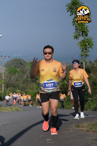 Race photo from Kelud Vertical Challenge 2024
