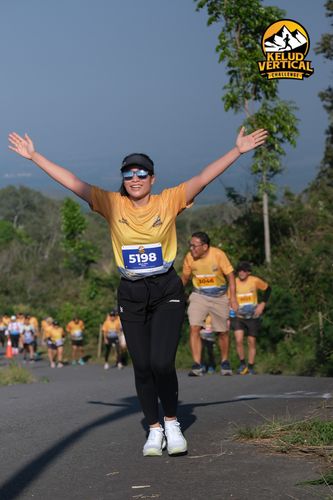 Race photo from Kelud Vertical Challenge 2024