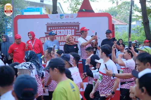 Race photo from Kediri Half Marathon 2024