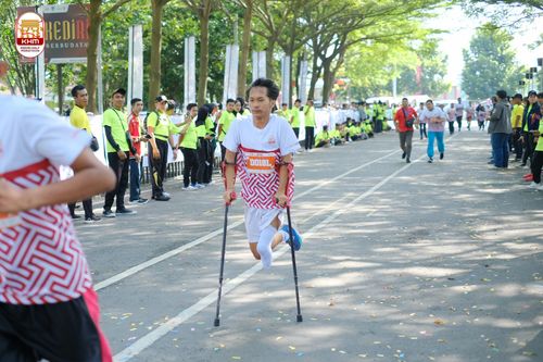 Race photo from Kediri Half Marathon 2024