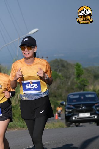 Race photo from Kelud Vertical Challenge 2024