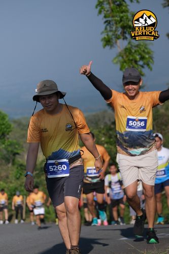 Race photo from Kelud Vertical Challenge 2024