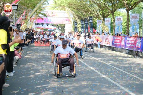 Race photo from Kediri Half Marathon 2024