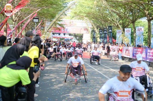 Race photo from Kediri Half Marathon 2024