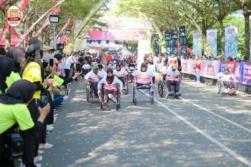Race photo from Kediri Half Marathon 2024
