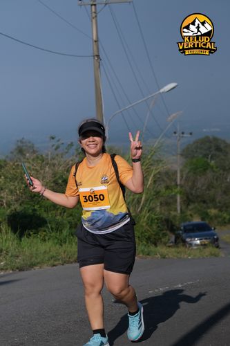 Race photo from Kelud Vertical Challenge 2024