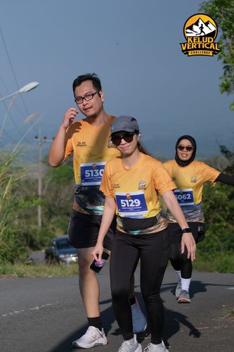 Race photo from Kelud Vertical Challenge 2024