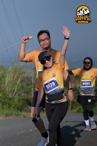 Race photo from Kelud Vertical Challenge 2024