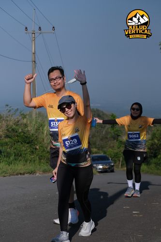 Race photo from Kelud Vertical Challenge 2024
