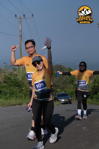 Race photo from Kelud Vertical Challenge 2024