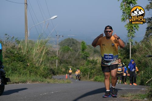 Race photo from Kelud Vertical Challenge 2024