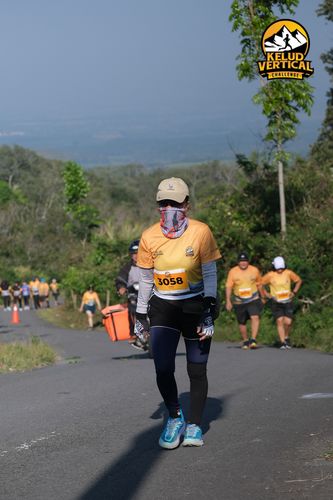 Race photo from Kelud Vertical Challenge 2024