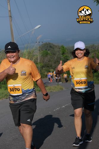 Race photo from Kelud Vertical Challenge 2024