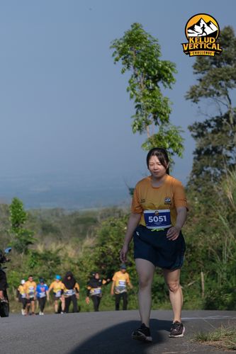 Race photo from Kelud Vertical Challenge 2024