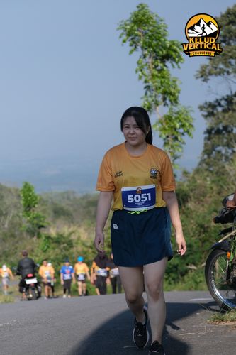 Race photo from Kelud Vertical Challenge 2024