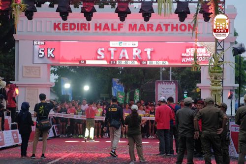 Race photo from Kediri Half Marathon 2025