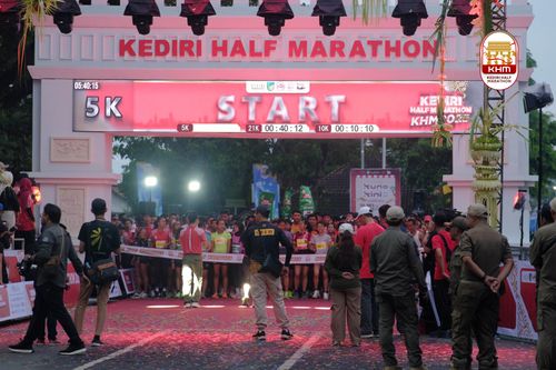 Race photo from Kediri Half Marathon 2025