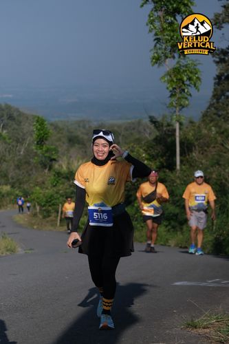 Race photo from Kelud Vertical Challenge 2024