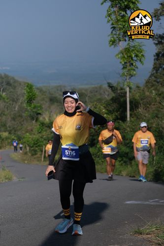 Race photo from Kelud Vertical Challenge 2024