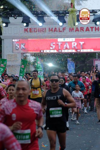 Race photo from Kediri Half Marathon 2025