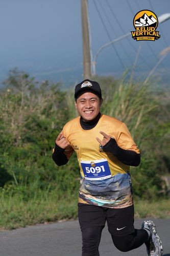 Race photo from Kelud Vertical Challenge 2024