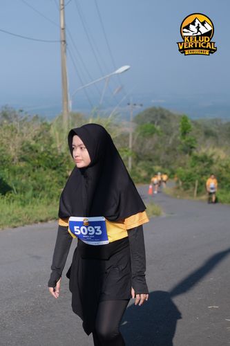 Race photo from Kelud Vertical Challenge 2024