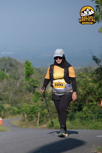 Race photo from Kelud Vertical Challenge 2024