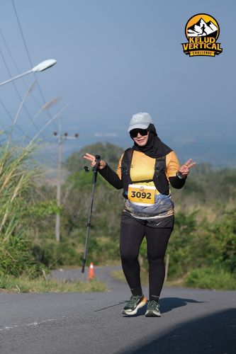 Race photo from Kelud Vertical Challenge 2024