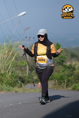 Race photo from Kelud Vertical Challenge 2024