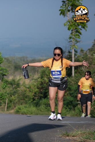 Race photo from Kelud Vertical Challenge 2024