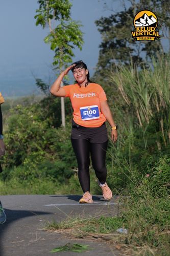 Race photo from Kelud Vertical Challenge 2024